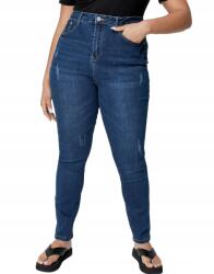 Missguided X0E311 Magas Derekú Skinny Farmer Nadrág Missguided Plus 46