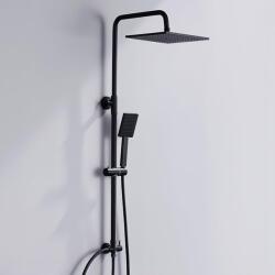  Modern Négyzet alakú Esőztető 25cm Fülhallgató Fekete Mat Derw (5695632)