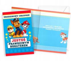 kukartka Születésnapi Kártya Mancs Őrjárat Fiú