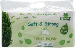 Greeny Toalettpapír 3 rétegű kistekercses 100% cellulóz 150 lap/tekercs 8 tekercs/csomag Soft & Strong_Greeny - vegyesbolt