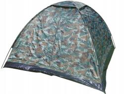 MFH Monodom 3 személyes sátor, Woodland, vízálló, könnyű, szúnyoghálóval (32103T)