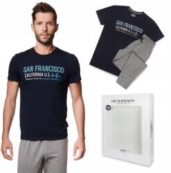 Henderson Array férfi pizsama 100% Pamut Henderson 39245-59 XL, kényelmes