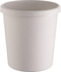  Papírkosár, 18 liter, HELIT, világos szürke (CINH6105882)