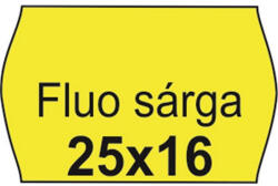  Árazószalag, 25x16 FLUO citrom (CIS2516FC)
