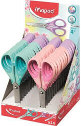  Olló display, iskolai, 13 cm, MAPED "Essentials Soft Pastel", pasztell színek (CIMA464413)