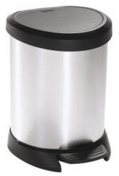  Pedálos szemetes, fémhatású, 5 l, CURVER (CUCPE05)