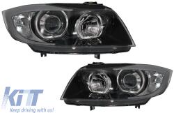 KITT Specials Első lámpák angyalszem BMW 3 Series E90/E91 (2005-2008) Fekete (LPBME4)