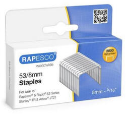 Rapesco Tűzőkapocs, 53/8, horganyzott, RAPESCO (CIR0752)
