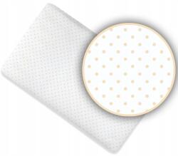 Ankras Pamut Lepedő Kiságyba 120x60 Mintás! (PRZEŚCIERADŁO BAW.120/60 KROPECZKI 3MM BEŻOWE)