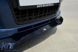  Maxton Design spoiler suitable for front S-Line bumper on Audi A6 C6 2004-2008, black lacquer (ABAUSX6008154)