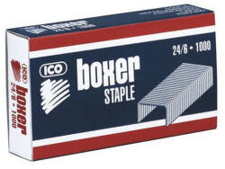  Tűzőkapocs, 24/6, horganyzott, BOXER (CBOX246H)