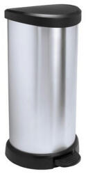  Pedálos szemetes, fémhatású, 40 l, CURVER (CUCPE40)