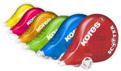  Hibajavító roller, 4, 2 mm x 8 m, KORES "Scooter", vegyes színek (CIK84874)