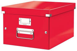Leitz Doboz, A4 méret, LEITZ "Click&Store", piros (CE60440026)