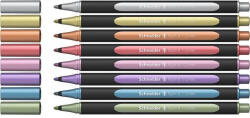  Metálfényű filctoll készlet, 1-2 mm, SCHNEIDER "Paint-It 020", 8 különböző szín (CTSC020V8)
