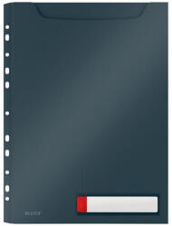 Leitz Genotherm, lefűzhető, A4 maxi, LEITZ "Cosy Privacy", bársonyszürke (CE46680089)