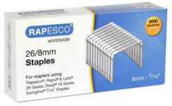 Rapesco Tűzőkapocs, 26/8, horganyzott, RAPESCO (CIRS268)