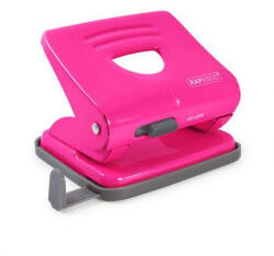 Rapesco Lyukasztó, kétlyukú, 25 lap, fém, RAPESCO "825", pink (CIR1360)