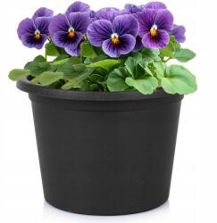 Artemis Kerti Virágtartó Kültéri Műanyag Kerek Fekete 20x14 cm (VD-339512)