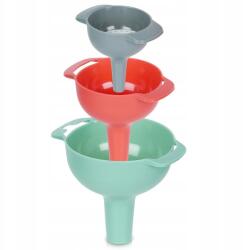 Artemis 3x Konyhai tölcsér Palacktöltő tartályok töltéséhez 6/8/10 cm (VD-259731)