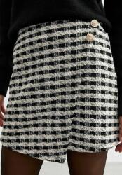 New Look Kockás Szoknya, fekete-fehér, 46-os méret