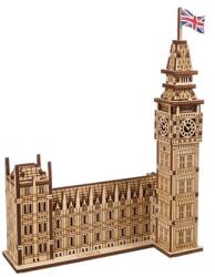 UGears Puzzle 3D, Big Ben, Ugears, lemn, 63 piese
