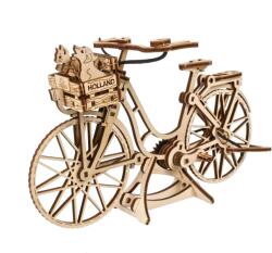 UGears Puzzle 3D, Dutch bicycle , Ugears, lemn, 75 piese