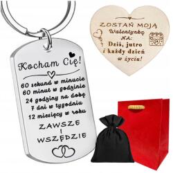  Gravírozott Kulcstartó medál Acél 316L ajándék Gravírozás Ingyenes (BRELOK Z GRAWEREM, PERSONALIZOWANY BRELOK)