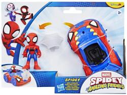 Spidey Si Prietenii Lui Uimitori Marvel Set Figurina Spidey Si Vehicul Web Crawler 7.6cm (g1952_g2461) Figurina