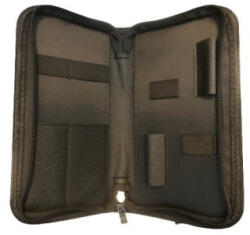 Olivia Garden Etui profesional elegant cu imprimeu marmorat pentru protectia accesoriilor de par Olivia Garden Pouch Marble