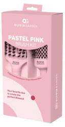 Olivia Garden Set Profesional cu Perie Rotunda Perie de Descalcire Olivia Garden Pastel Pink Blowout Kit