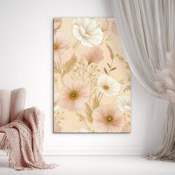 DUBLEZ Tablou floral pentru dormitor - Vis roz cu anemone