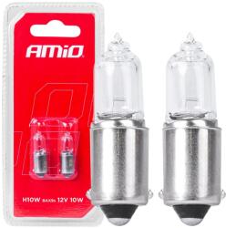 AMiO Becuri auto halogen H10W, 12V, 10W, set 2 bucati (03356)
