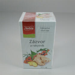 Apotheke gyömbér és homoktövis tea 20x2g 40 g - freefrom
