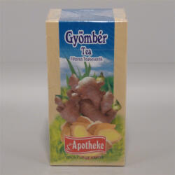 Apotheke gyömbér tea 20x1, 5g 30 g - freefrom