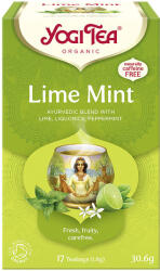  BIO Zöldcitromos menta tea 17x1, 8g Yogi Green Tea Lime Mint
