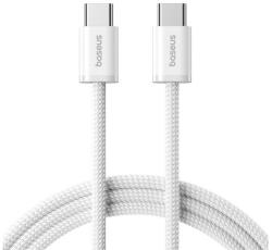 Baseus DYNAMIC 4 adatkábel (Type-C - Type-C, 100W, PD gyorstöltő, cipőfűző, 200cm) FEHÉR (P10381400211-01)