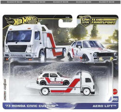 Mattel Hot Wheels: Aero Lift Prémium autószállító és 73 Honda Civic Custom kisautó 1/64 - Mattel (FLF56/JBM36) - jatekwebshop