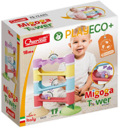 Quercetti Quercetti: Migoga Tower Eco 17 db-os golyópálya játékszett (86515Q) - jatekwebshop
