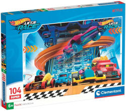 Clementoni Hotwheels 104 db-os super puzzle - Clementoni (25777)