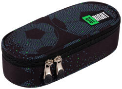 UNIPAP St. Right: Football mintás fekete színű ovális tolltartó 23 cm (667701)