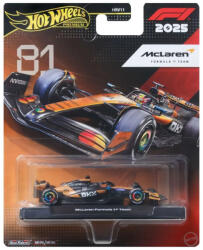 Mattel Hot Wheels Premium: McLaren Formula 1 team No. : 81 kisautó 1/64 - Mattel (HRV11/JKD81) - jatekwebshop