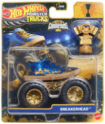 Mattel Hot Wheels Monster Trucks: Sneakerhead bajnok kisautó serleggel 1/64 - Mattel (JDV96/JMV66) - jatekwebshop
