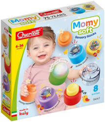 Quercetti Quercetti: Momy Soft 8 db-os szenzoros puha építőkocka szett fénnyel és hanggal (4147Q) - jatekwebshop