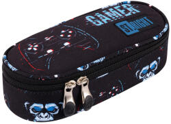 UNIPAP St. Right: Blue Gamer fekete-kék színű ovális tolltartó 23 cm (666728)