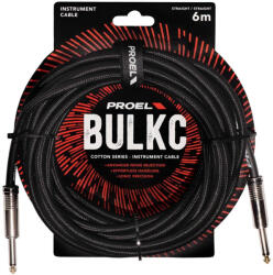Proel BULK100CLU6BK Jack-Jack - Cablu Instrument 6m (BULK100CLU6BK)