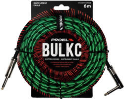 Proel BULK120CLU6GN Jack-Jack - Cablu Instrument 6m (BULK120CLU6GN)