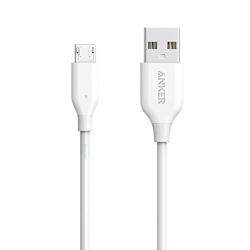 Anker Cablu Micro USB Anker PowerLine, 1 metru, Alb (A8132H21)
