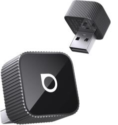 Ottocast Adaptor Ottocast Mini Cube 3.0 2025 Wireless CarPlay si Android Auto, Plug and Play 2-in-1, Negru (CP88-T2)