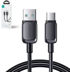JOYROOM A14 kábel USB-A/USB-C Multi-Color Series, 3A, 480Mbps, Fekete (S-AC027A141B) (JR-S-AC027A141B)